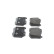 Kit de plaquettes de frein, frein à disque BP1786 Bosch, Vignette 3