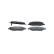 Kit de plaquettes de frein, frein à disque BP1794 Bosch, Vignette 2