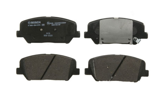 Kit de plaquettes de frein, frein à disque BP1830 Bosch