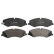 Kit de plaquettes de frein, frein à disque BP1831 Bosch