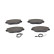 Kit de plaquettes de frein, frein à disque BP205 Bosch