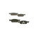 Kit de plaquettes de frein, frein à disque BP2055 Bosch, Vignette 3