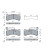 Kit de plaquettes de frein, frein à disque BP2238 Bosch