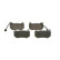 Kit de plaquettes de frein, frein à disque BP2239 Bosch