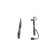 Kit de plaquettes de frein, frein à disque BP2239 Bosch, Vignette 2