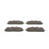 Kit de plaquettes de frein, frein à disque BP2249 Bosch, Vignette 5