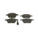 Kit de plaquettes de frein, frein à disque BP229 Bosch, Vignette 8