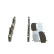 Kit de plaquettes de frein, frein à disque BP2339 Bosch, Vignette 4