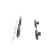 Kit de plaquettes de frein, frein à disque BP2358 Bosch, Vignette 2