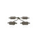 Kit de plaquettes de frein, frein à disque BP2397 Bosch, Vignette 5