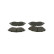 Kit de plaquettes de frein, frein à disque BP243 Bosch, Vignette 6