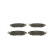 Kit de plaquettes de frein, frein à disque BP2438 Bosch, Vignette 6