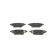 Kit de plaquettes de frein, frein à disque BP2466 Bosch, Vignette 6