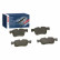 Kit de plaquettes de frein, frein à disque BP2482 Bosch, Vignette 8