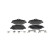 Kit de plaquettes de frein, frein à disque BP2485 Bosch, Vignette 2