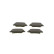 Kit de plaquettes de frein, frein à disque BP2487 Bosch, Vignette 5