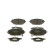 Kit de plaquettes de frein, frein à disque BP2488 Bosch