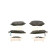 Kit de plaquettes de frein, frein à disque BP2488 Bosch, Vignette 5