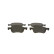 Kit de plaquettes de frein, frein à disque BP2490 Bosch, Vignette 5