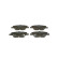 Kit de plaquettes de frein, frein à disque BP2491 Bosch, Vignette 6