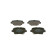 Kit de plaquettes de frein, frein à disque BP2495 Bosch