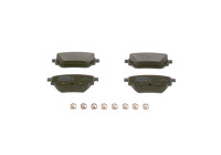 Kit de plaquettes de frein, frein à disque BP2518 Bosch
