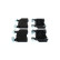 Kit de plaquettes de frein, frein à disque BP2523 Bosch, Vignette 4