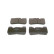 Kit de plaquettes de frein, frein à disque BP2539 Bosch, Vignette 2