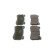 Kit de plaquettes de frein, frein à disque BP2539 Bosch, Vignette 3