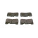 Kit de plaquettes de frein, frein à disque BP2539 Bosch, Vignette 4
