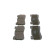 Kit de plaquettes de frein, frein à disque BP2539 Bosch, Vignette 5