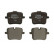 Kit de plaquettes de frein, frein à disque BP2541 Bosch