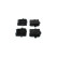 Kit de plaquettes de frein, frein à disque BP2541 Bosch, Vignette 3