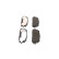 Kit de plaquettes de frein, frein à disque BP2563 Bosch, Vignette 3