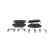 Kit de plaquettes de frein, frein à disque BP2613 Bosch, Vignette 2