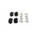 Kit de plaquettes de frein, frein à disque BP2656 Bosch, Vignette 2