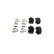 Kit de plaquettes de frein, frein à disque BP2656 Bosch, Vignette 4