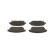 Kit de plaquettes de frein, frein à disque BP2678 Bosch, Vignette 3