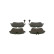Kit de plaquettes de frein, frein à disque BP2682 Bosch, Vignette 6