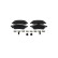 Kit de plaquettes de frein, frein à disque BP2683 Bosch, Vignette 4