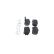 Kit de plaquettes de frein, frein à disque BP2693 Bosch, Vignette 5