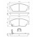 Kit de plaquettes de frein, frein à disque BP2693 Bosch, Vignette 6