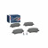 Kit de plaquettes de frein, frein à disque BP2697 Bosch, Vignette 6