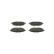 Kit de plaquettes de frein, frein à disque BP270 Bosch, Vignette 6