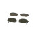Kit de plaquettes de frein, frein à disque BP2701 Bosch