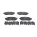 Kit de plaquettes de frein, frein à disque BP2716 Bosch, Vignette 2