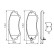 Kit de plaquettes de frein, frein à disque BP2716 Bosch, Vignette 3
