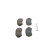 Kit de plaquettes de frein, frein à disque BP2723 Bosch, Vignette 7
