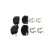 Kit de plaquettes de frein, frein à disque BP2724 Bosch, Vignette 5