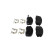 Kit de plaquettes de frein, frein à disque BP2724 Bosch, Vignette 7